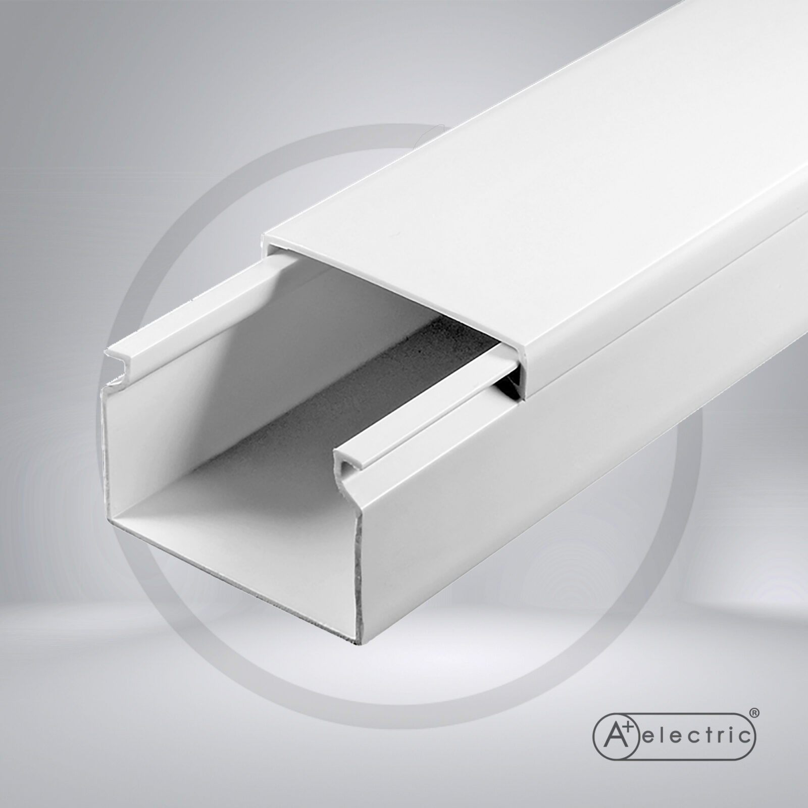 40x25 Mini Cable Trunking - A Plus Plastic & Electric